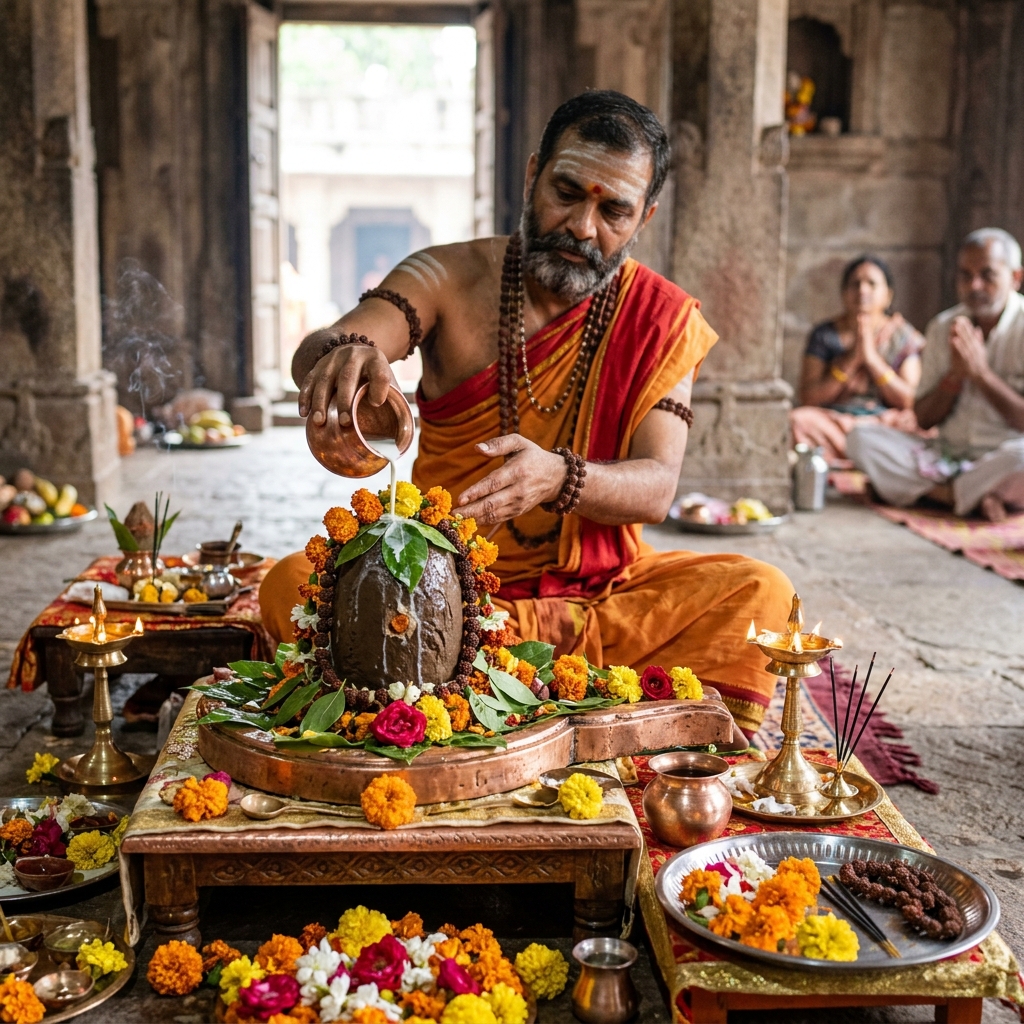 Parthiv Shivling Puja & Rudrabhishek